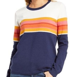Faherty swell sunrise striped sweater new with tags. Size Small s NWT